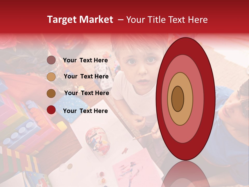 Painter Boy Woman PowerPoint Template