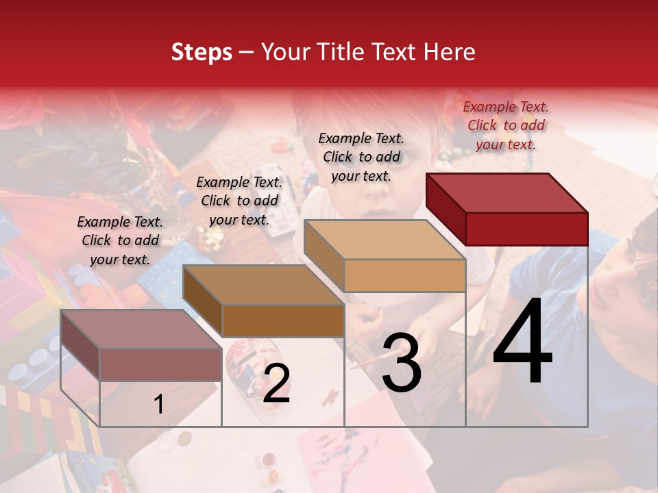 Painter Boy Woman PowerPoint Template