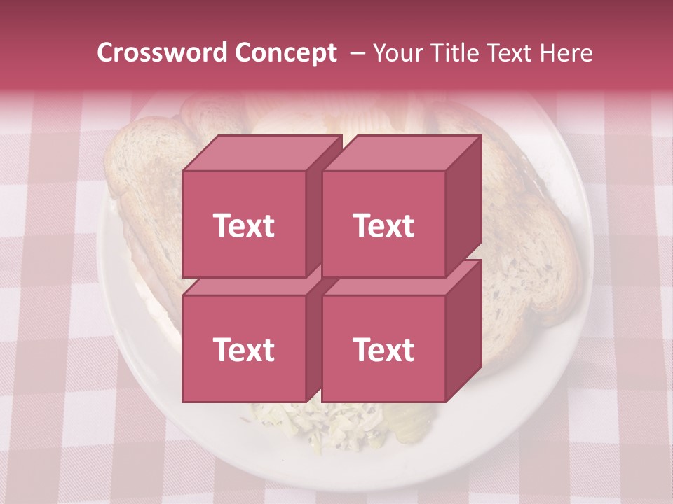 Wholewheat Toast Pickles PowerPoint Template