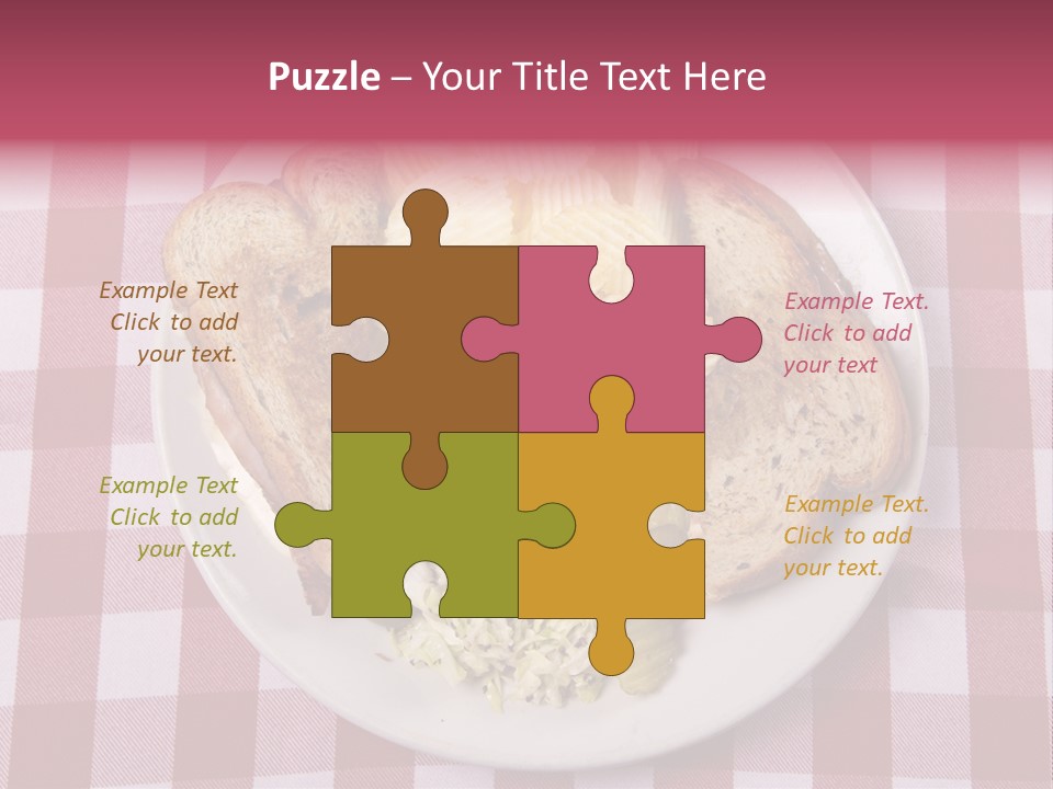 Wholewheat Toast Pickles PowerPoint Template