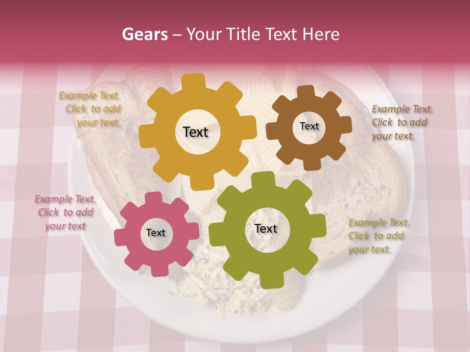 Wholewheat Toast Pickles PowerPoint Template