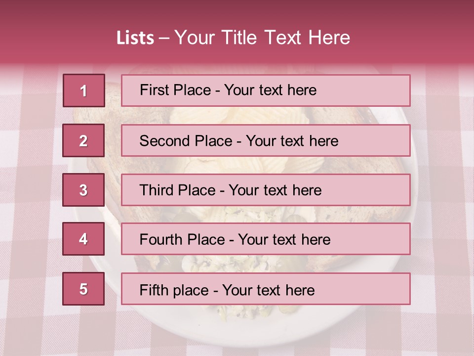 Wholewheat Toast Pickles PowerPoint Template