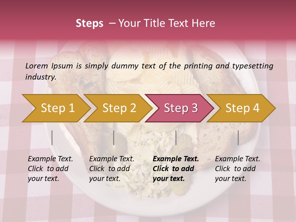 Wholewheat Toast Pickles PowerPoint Template