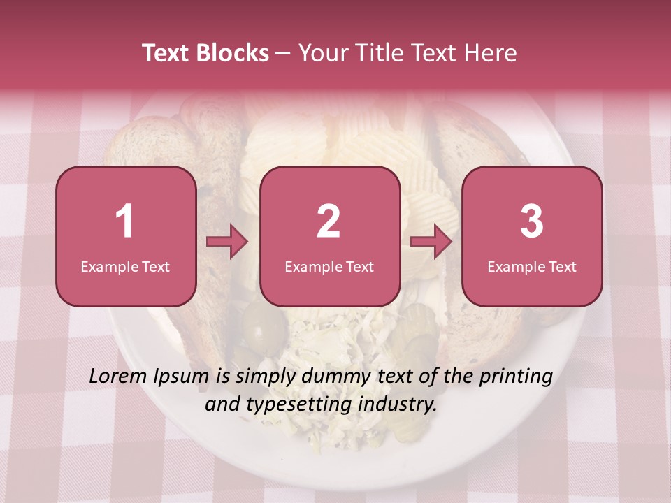 Wholewheat Toast Pickles PowerPoint Template