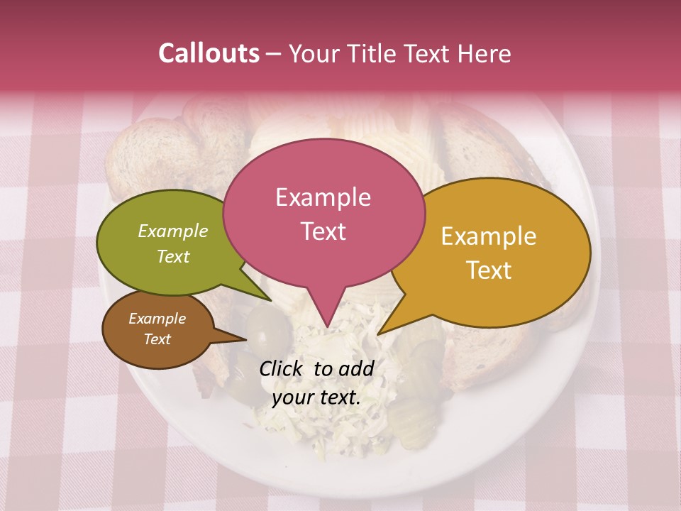 Wholewheat Toast Pickles PowerPoint Template