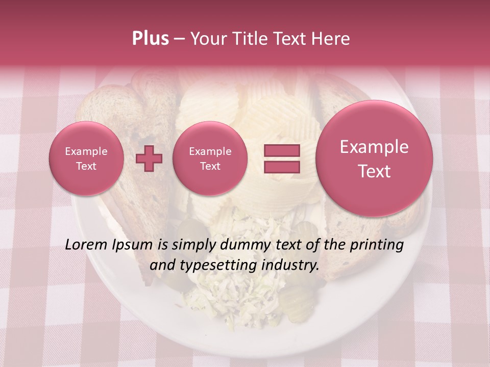 Wholewheat Toast Pickles PowerPoint Template