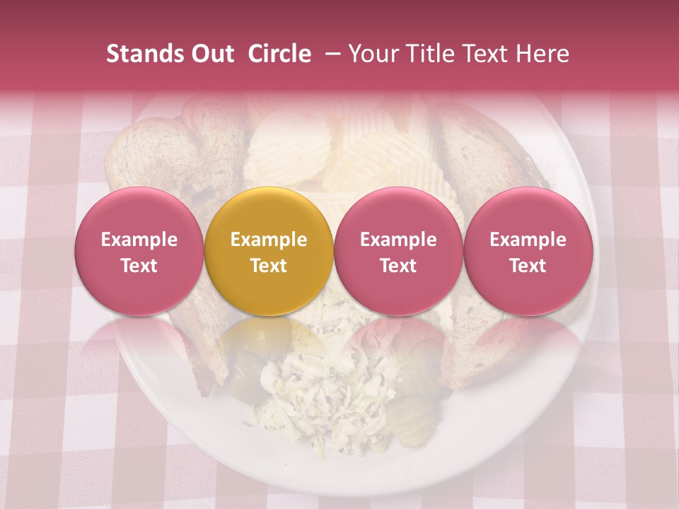 Wholewheat Toast Pickles PowerPoint Template