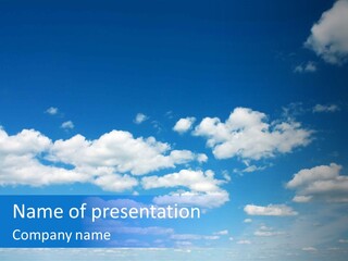 Group Blue Light PowerPoint Template