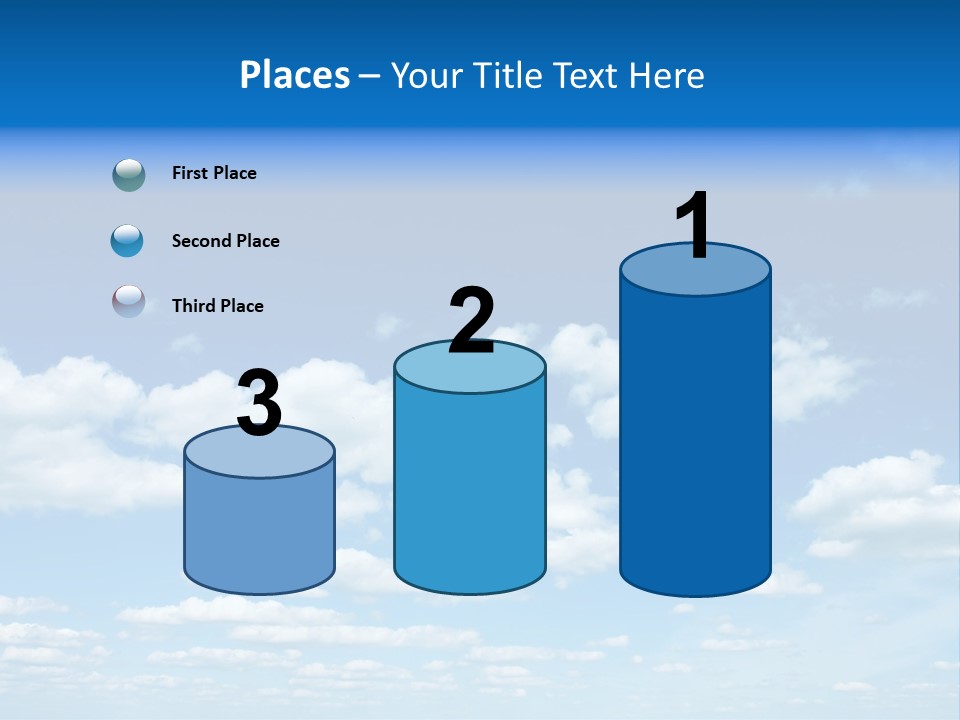 Group Blue Light PowerPoint Template