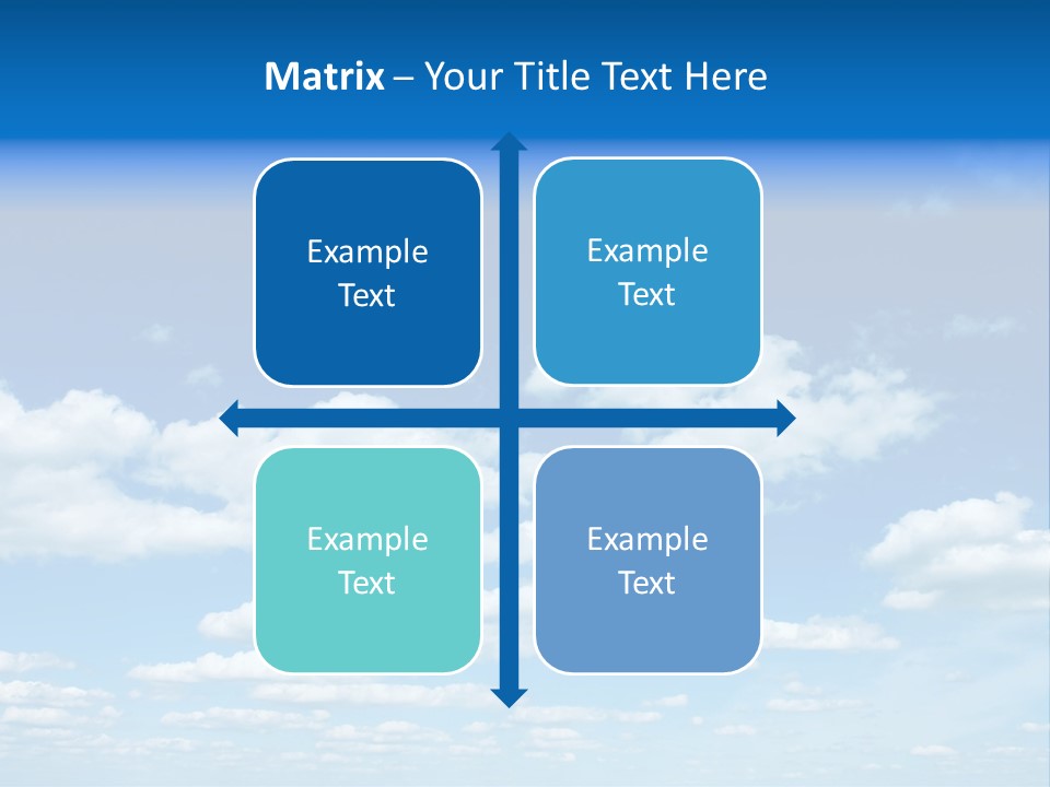 Group Blue Light PowerPoint Template