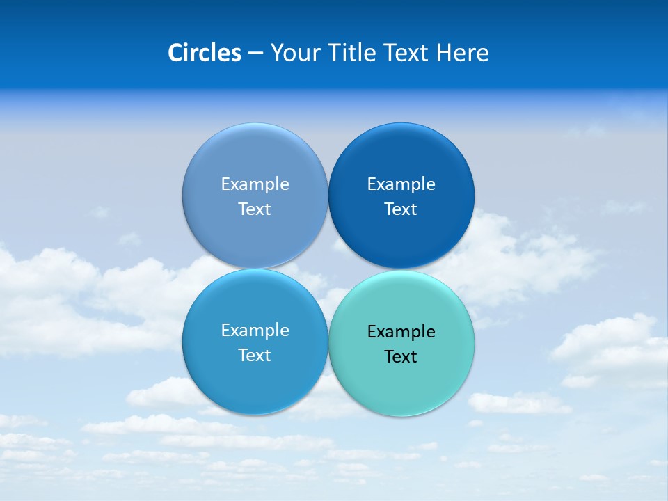 Group Blue Light PowerPoint Template
