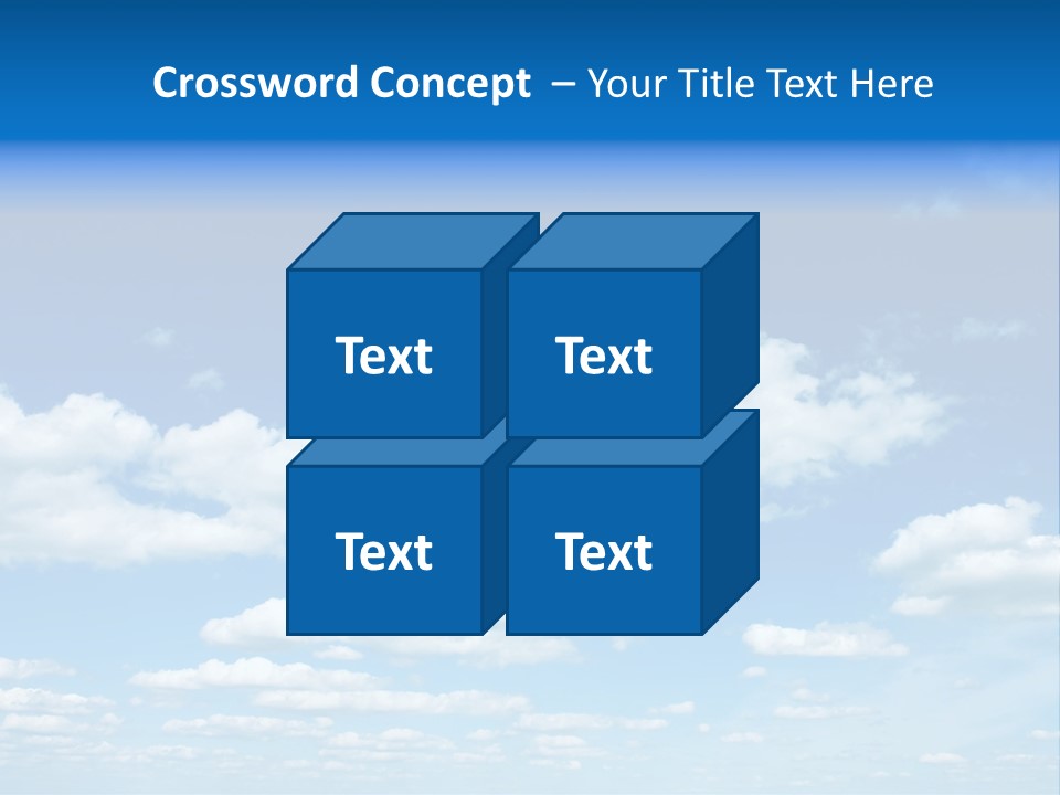 Group Blue Light PowerPoint Template