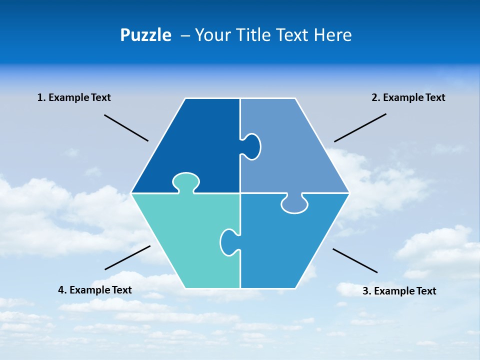 Group Blue Light PowerPoint Template