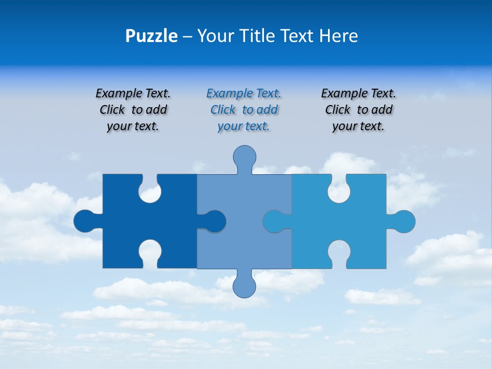 Group Blue Light PowerPoint Template