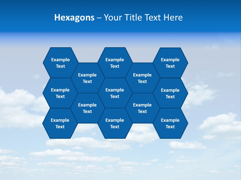 Group Blue Light PowerPoint Template