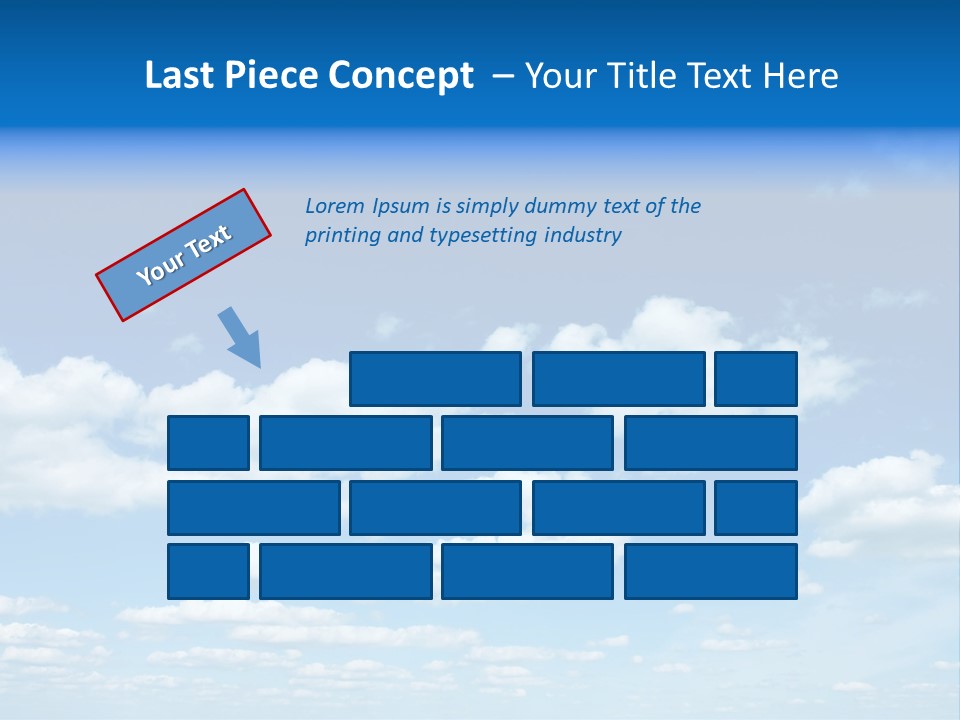 Group Blue Light PowerPoint Template