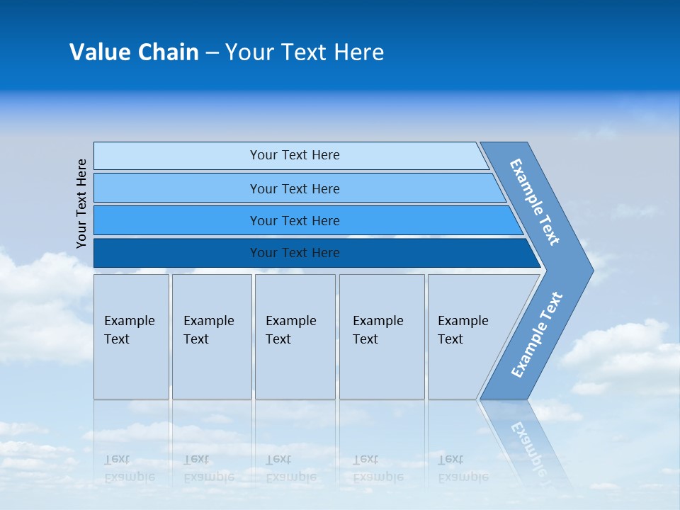 Group Blue Light PowerPoint Template