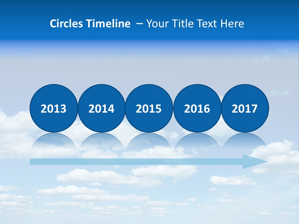 Group Blue Light PowerPoint Template