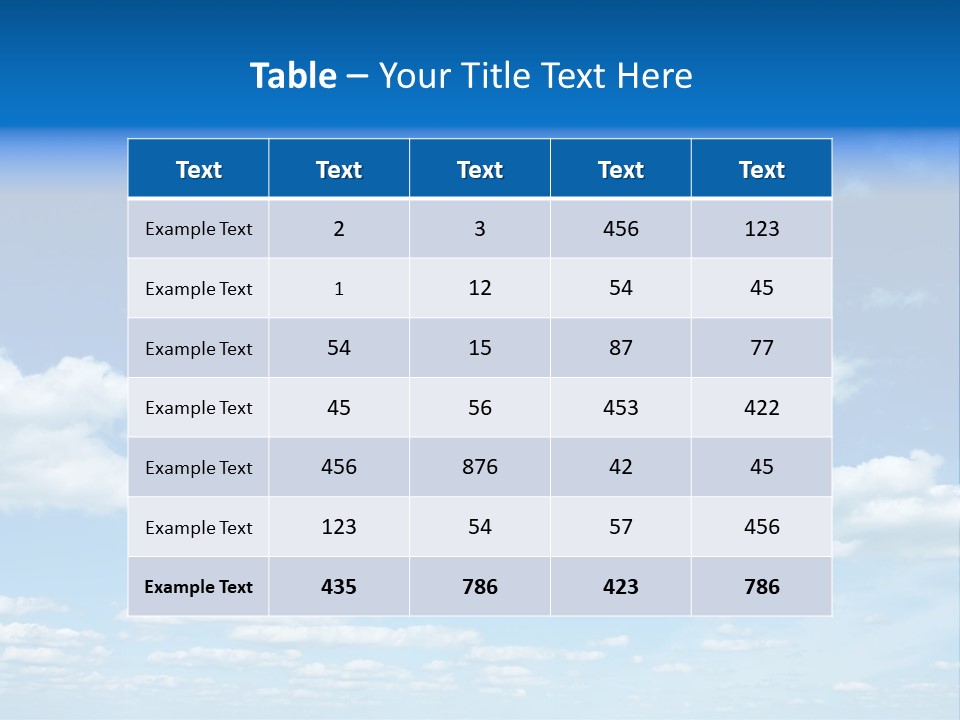 Group Blue Light PowerPoint Template