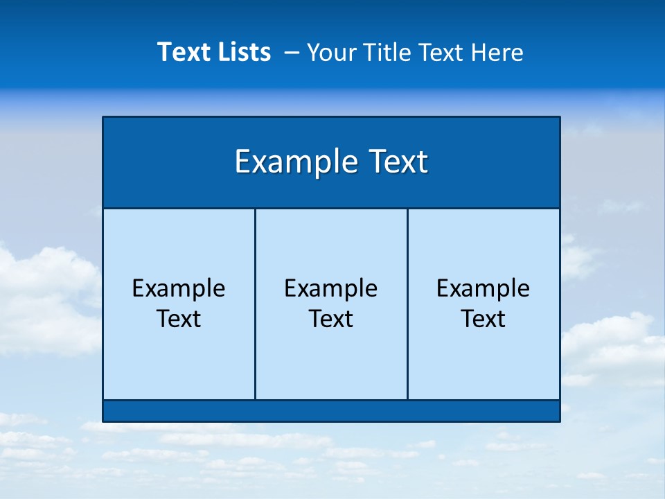 Group Blue Light PowerPoint Template