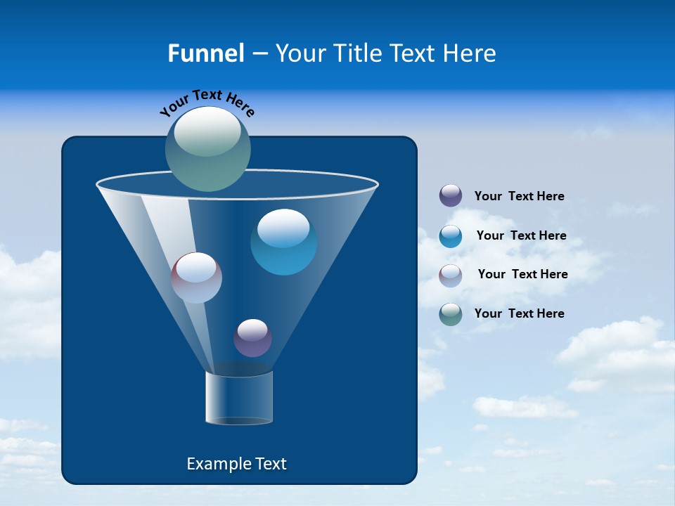 Group Blue Light PowerPoint Template