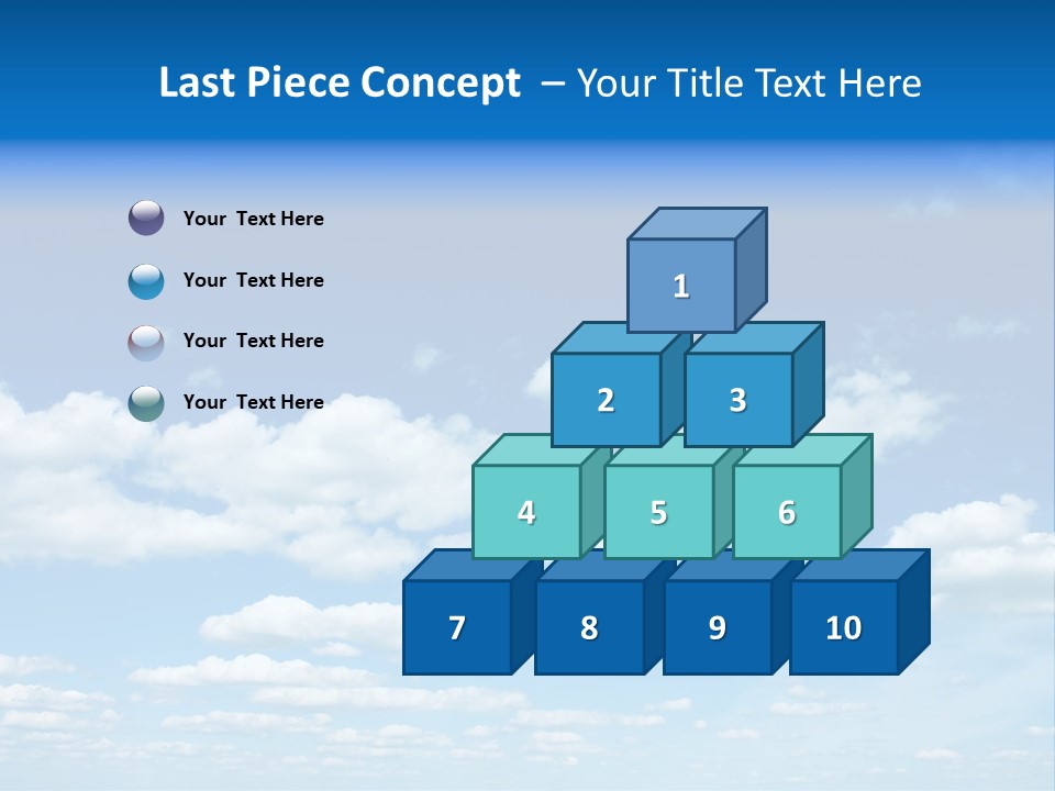 Group Blue Light PowerPoint Template