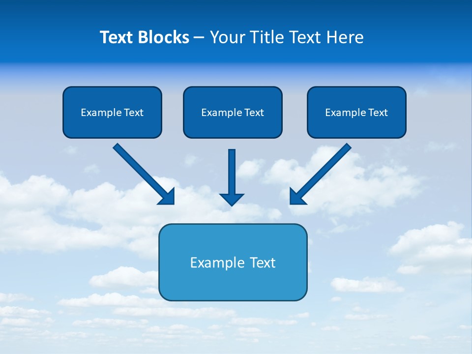 Group Blue Light PowerPoint Template