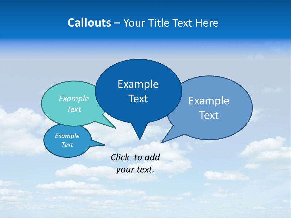 Group Blue Light PowerPoint Template