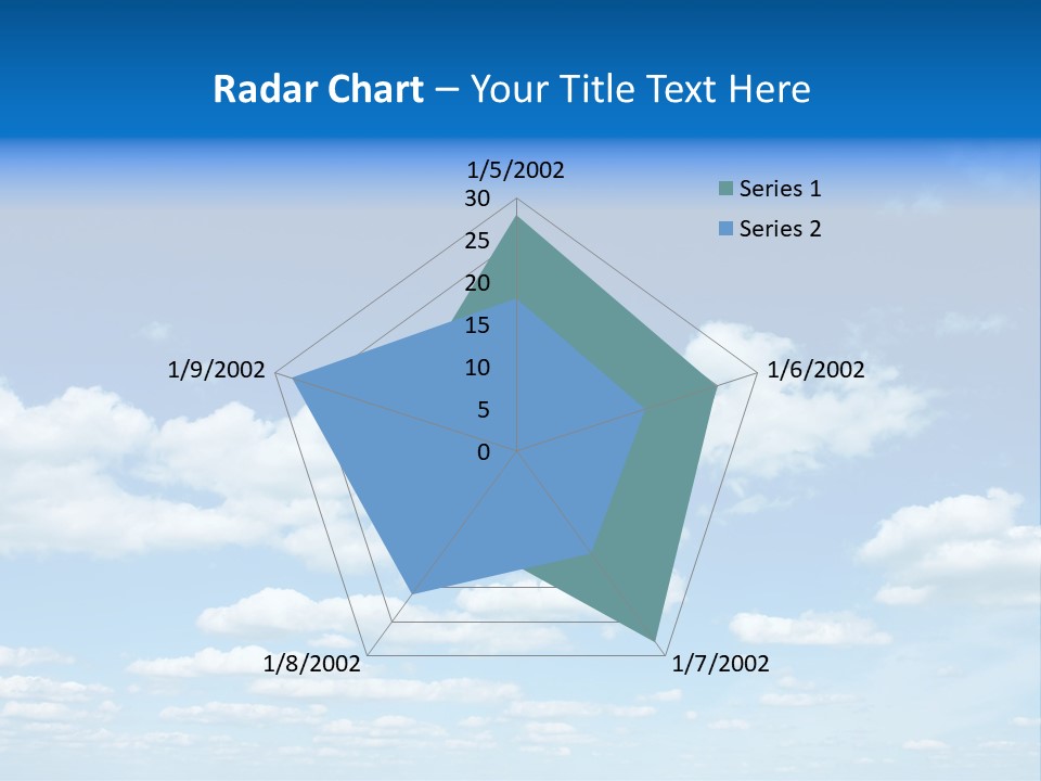 Group Blue Light PowerPoint Template