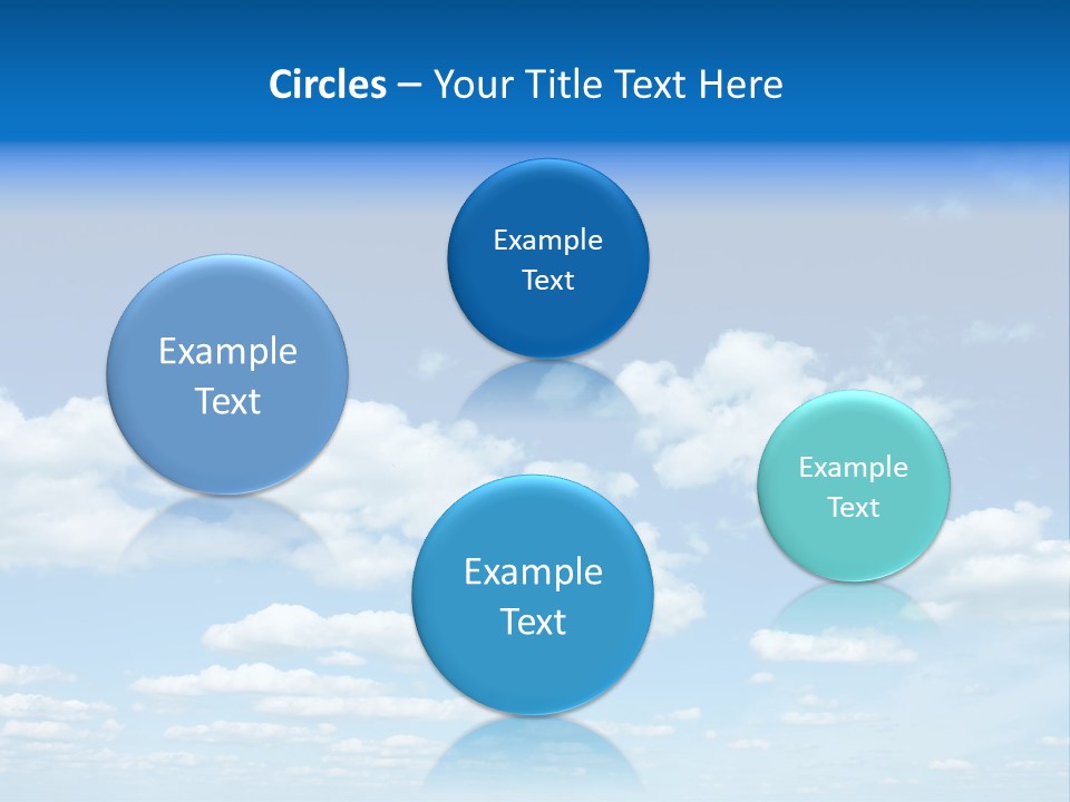 Group Blue Light PowerPoint Template