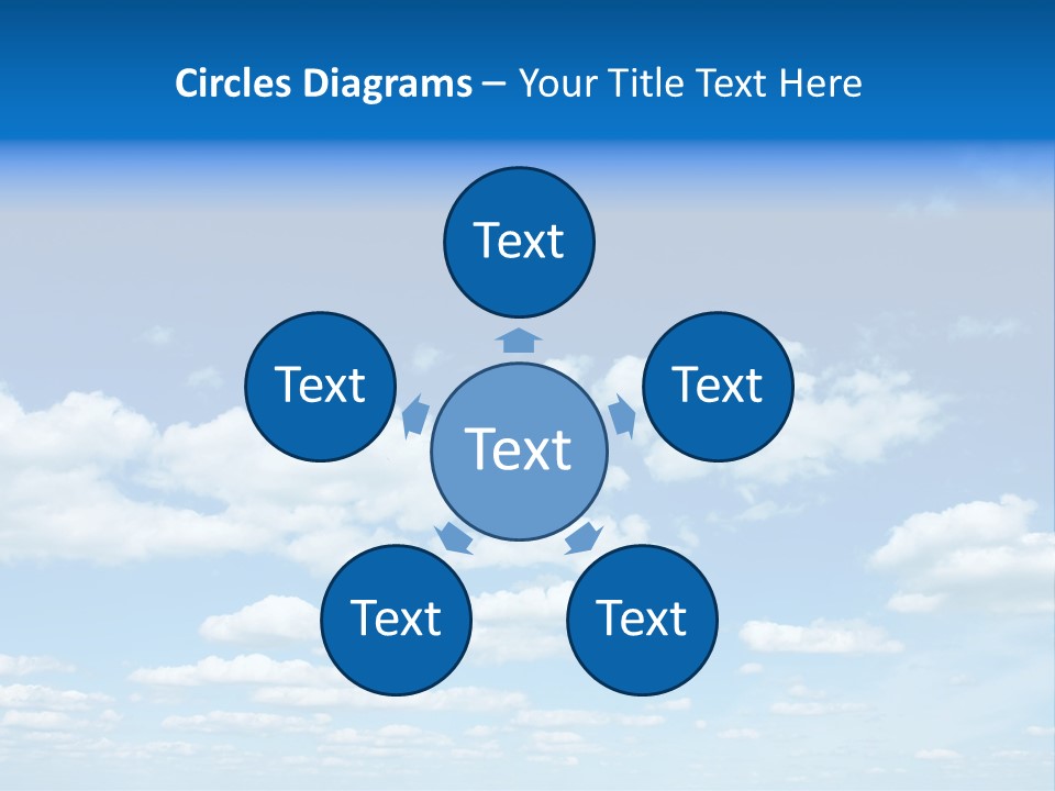 Group Blue Light PowerPoint Template