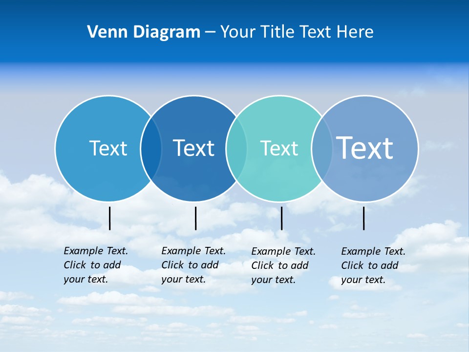 Group Blue Light PowerPoint Template
