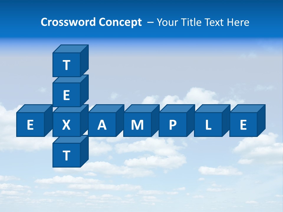 Group Blue Light PowerPoint Template