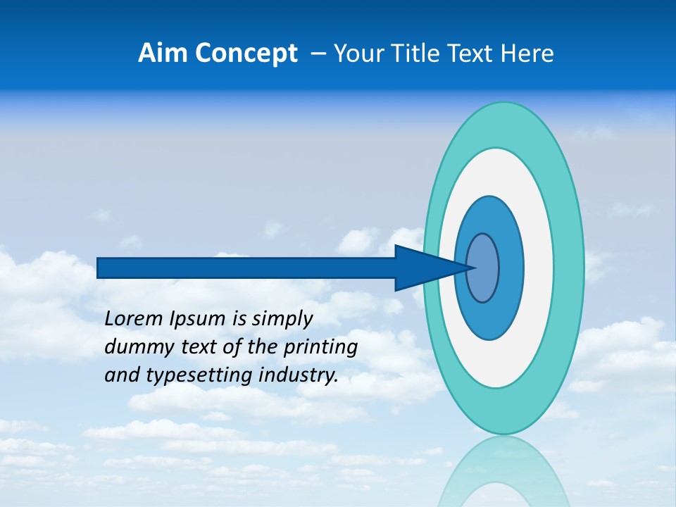 Group Blue Light PowerPoint Template