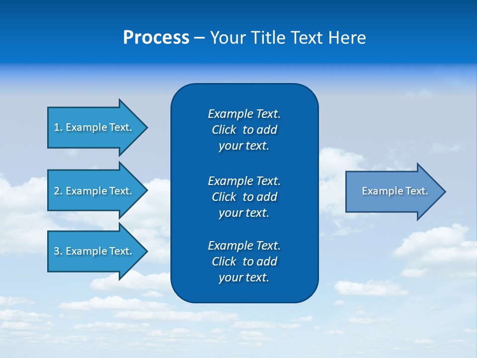 Group Blue Light PowerPoint Template