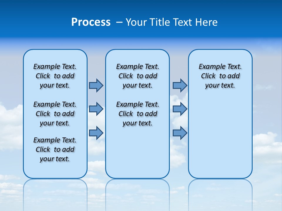 Group Blue Light PowerPoint Template
