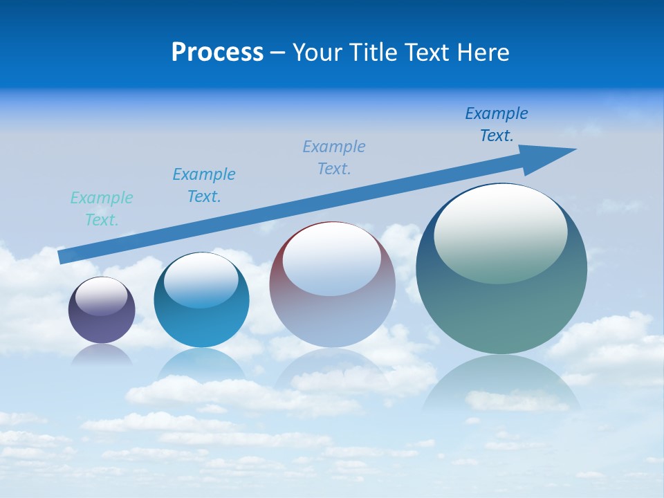 Group Blue Light PowerPoint Template