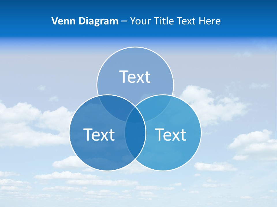 Group Blue Light PowerPoint Template