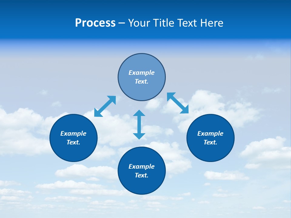 Group Blue Light PowerPoint Template