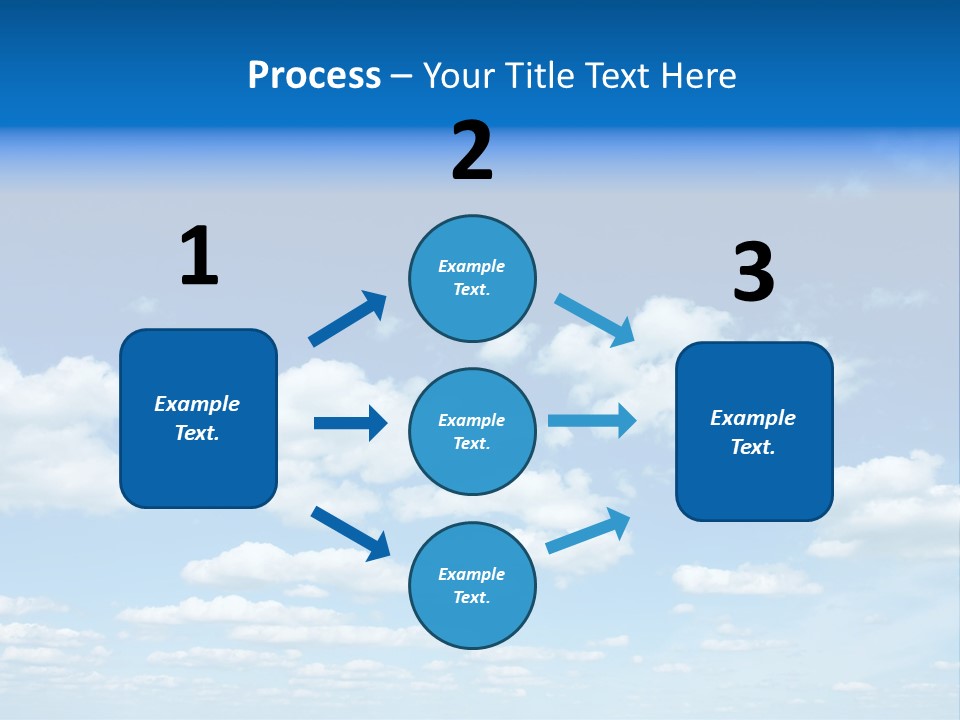 Group Blue Light PowerPoint Template