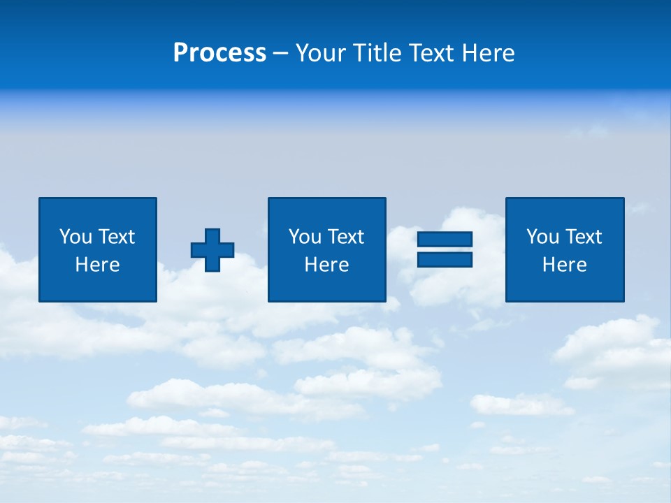 Group Blue Light PowerPoint Template