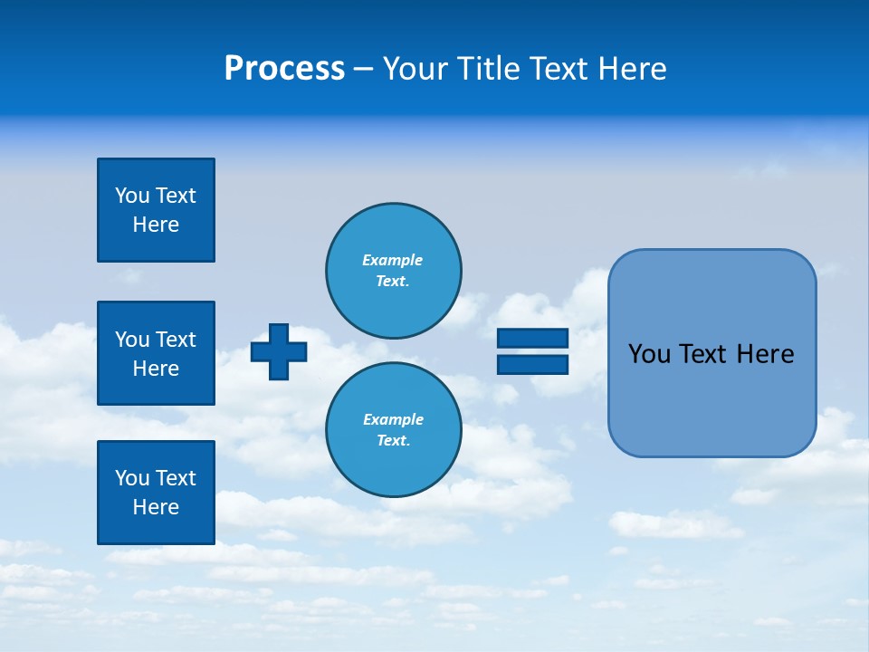 Group Blue Light PowerPoint Template