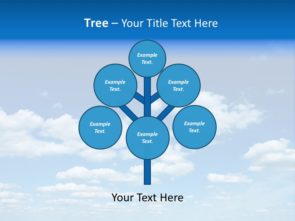 Group Blue Light PowerPoint Template