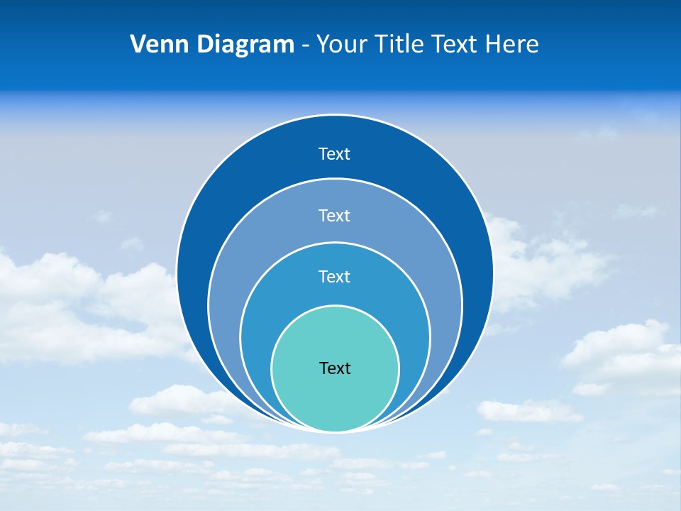Group Blue Light PowerPoint Template