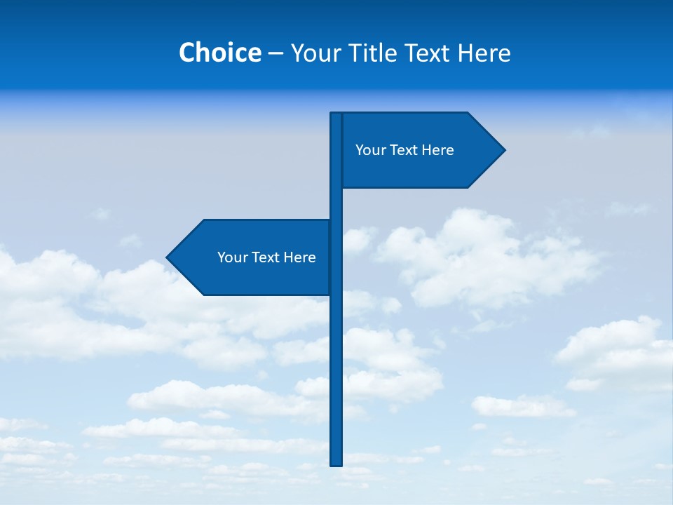 Group Blue Light PowerPoint Template