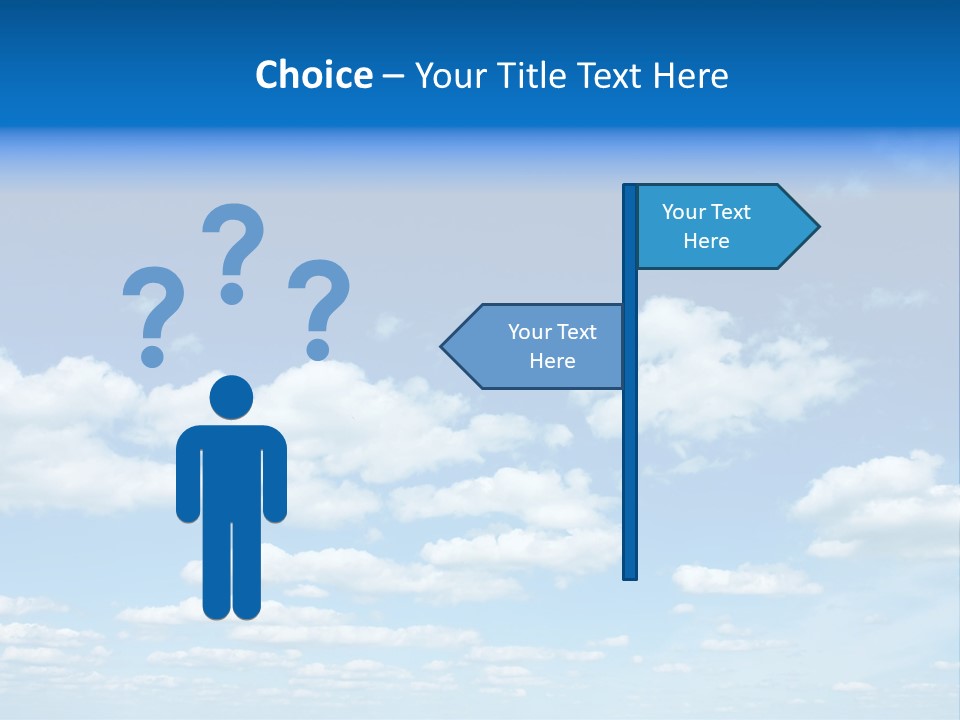 Group Blue Light PowerPoint Template