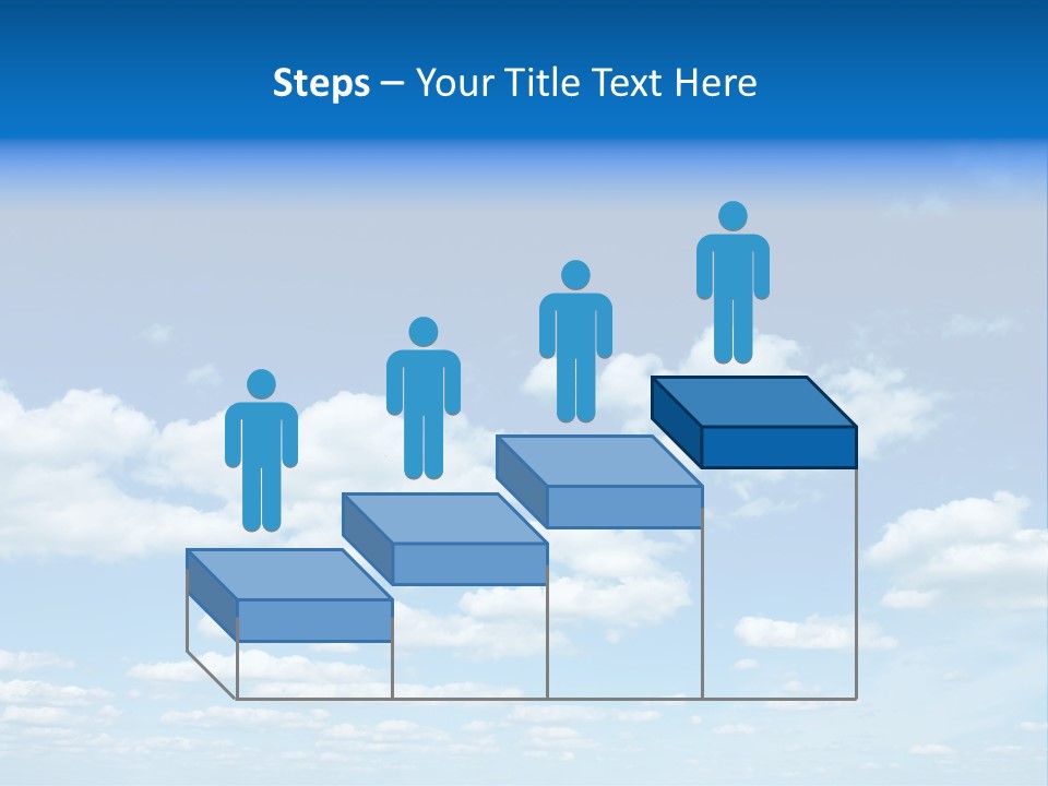 Group Blue Light PowerPoint Template