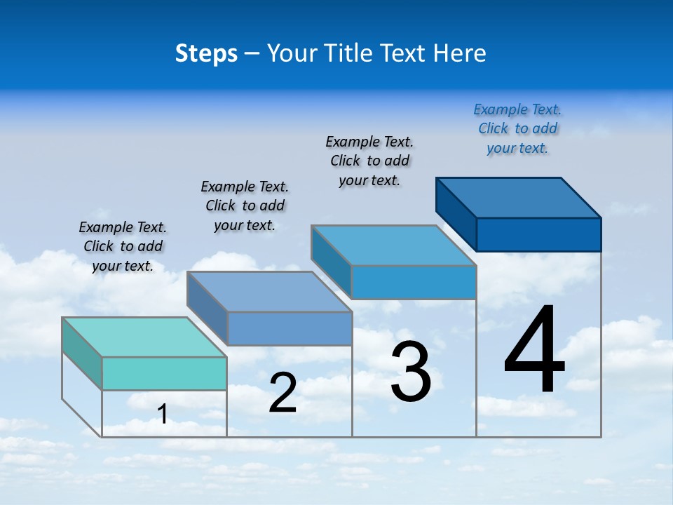 Group Blue Light PowerPoint Template