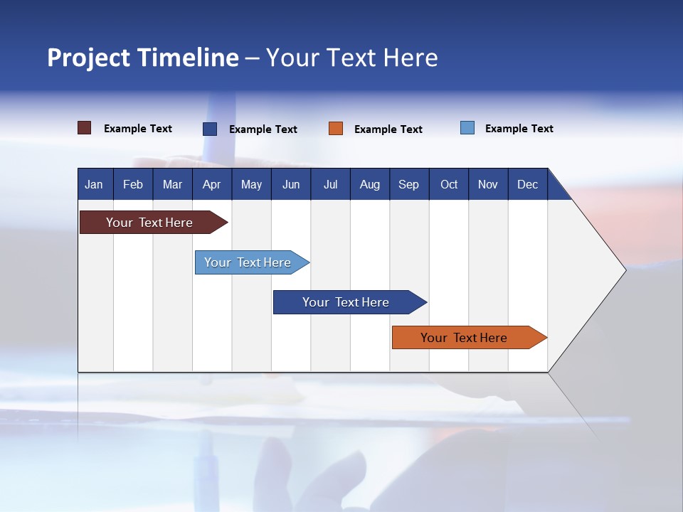 A Person Holding A Pen Over A Piece Of Paper PowerPoint Template