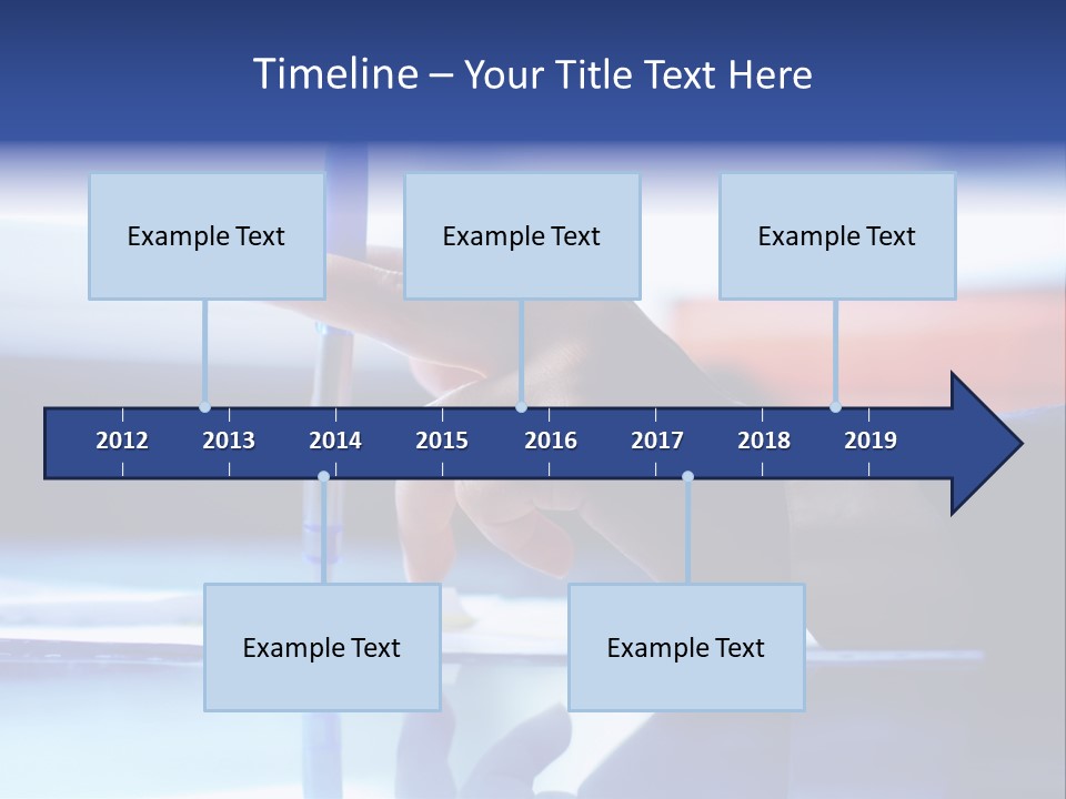 A Person Holding A Pen Over A Piece Of Paper PowerPoint Template